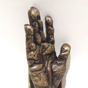 NID100 Nick Davis Bronze Hand Coat Hook