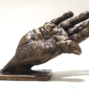 Side Nick Davis Bronze Hand Coat Hook