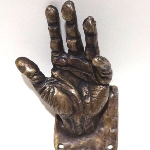 NID101 Nick Davis Bronze Hand Coat Hook