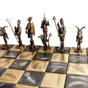 Chess Set Bronze Back