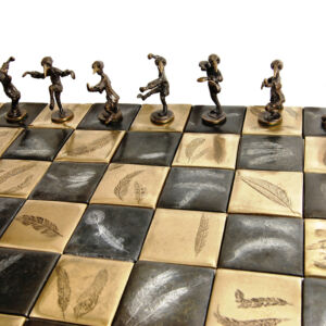 Chess Set Bronze Pawns