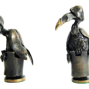 Chess Set Bronze Rooks