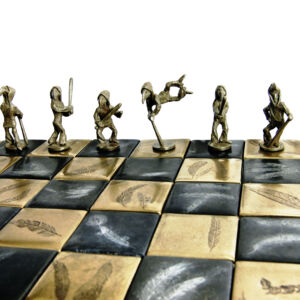 Chess Set Silver Pawns