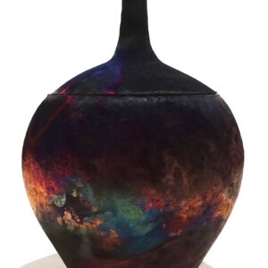 Side-2-Pat-Armstrong-Small-Copper-Fumed-Raku-22Onion22-Pot