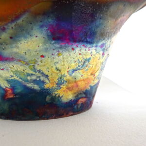 Close-Up-Pat-Armstrong-Large-Copper-Fumed-Raku-Flared-Bowl