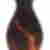Side Pat Armstrong Large Copper Fumed Raku Bottle