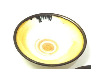 SOLD-Richard-Baxter-Tiny-Bowl-Yellow-Spiral