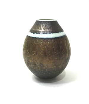 SOLD-RIB043-Richard-Baxter-Shiny-White Gold-Vase