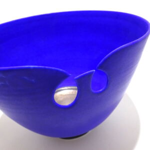 Close Up Richard Baxter Cobalt Loopy Bowl