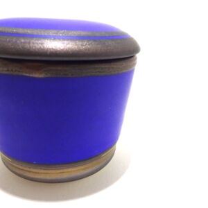 Close Up Richard Baxter Cobalt Lidded Cup