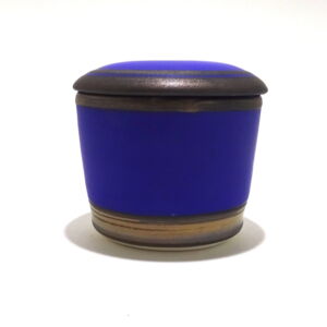 Side Richard Baxter Cobalt Lidded Cup
