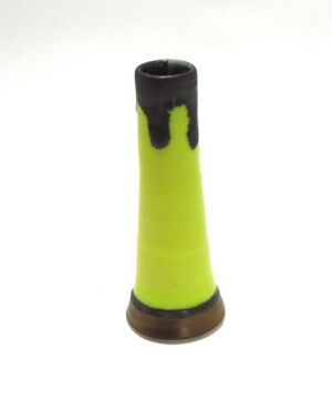 RIB099 Richard Baxter Yellow Finger Vase