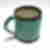 RIB103 Richard Baxter Green Mug