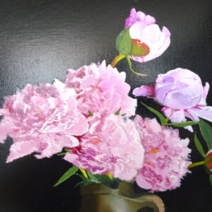 Close Up Rob Walker Peonies Plums