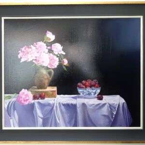 With Frame Rob Walker Peonies Plums