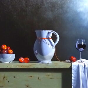 ROW039 Rob Walker White Enamel Jug