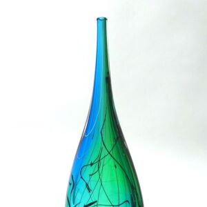 SOLD-Stuart-Akroyd-Elipse-Stem-Vase-Green STA007