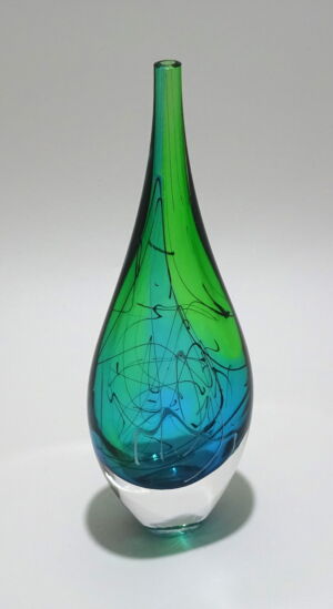 STA043 Stuart Akroyd Elipse Stem Vase