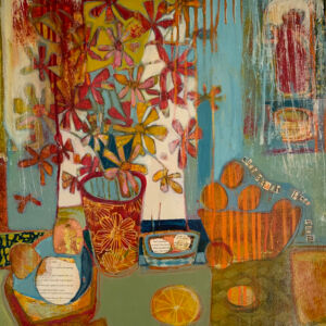 EACH PEACH PEAR PLUM 61 X61 CM canvas