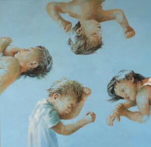 TOA029 FOUR CHILDREN SLEEPING