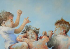 TOA030 THREE CHILDREN SLEEPING