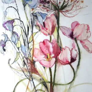 Close Up Victoria Kennedy Tangled Spring Tulips