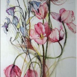 VIK011 Victoria Kennedy Tangled Spring Tulips