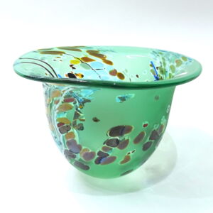 WS2-Shakspeare-Glass-Shallow-Medium-Lipped-Bowl-Green