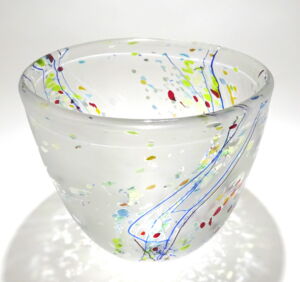 WS34 Shakspeare Glass Seagrass Large Bowl