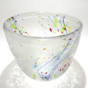 WS34 Shakspeare Glass Seagrass Large Bowl