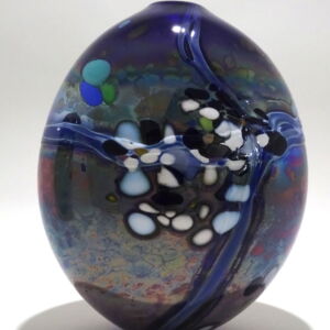 Back Shakspeare Glass Lustre Rocks Medium Closed