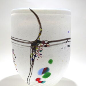 Front Shakspeare Glass White Pebble X Large Open