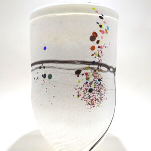 Side Shakspeare Glass White Pebble X Large Open