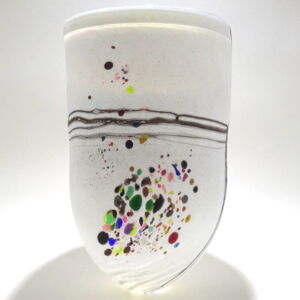 Side 2 Shakspeare Glass White Pebble X Large Open
