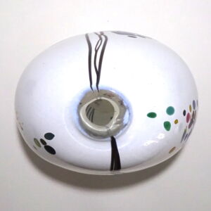 Above Shakspeare Glass White Pebble Large Closed