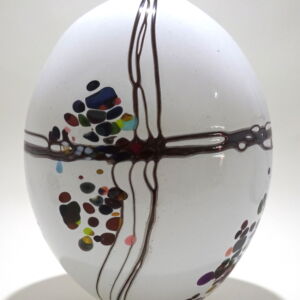 Back Shakspeare Glass White Pebble Large Closed