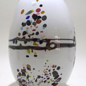 Side Shakspeare Glass White Pebble Large Closed