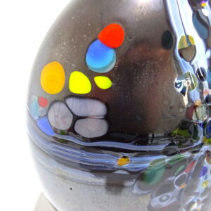 Close Up Shakspeare Glass Black Pebble Large Closed