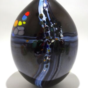 Front Shakspeare Glass Black Pebble Large Closed