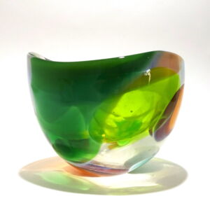 Side Shakspeare Glass Nougat Small Bowl