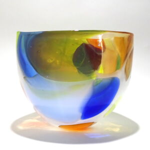 Side Shakspeare Glass Nougat Medium Bowl