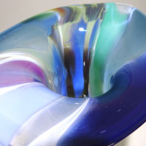 Close Up Shakspeare Glass Nougat Medium Vase