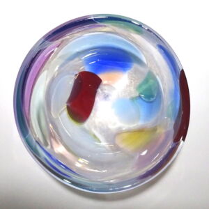 Above Shakspeare Glass Nougat Large Bowl