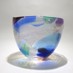 Side Shakspeare Glass Nougat Large Bowl