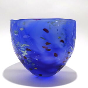 Side Shakspeare Glass Blue Flotsam Medium Bowl