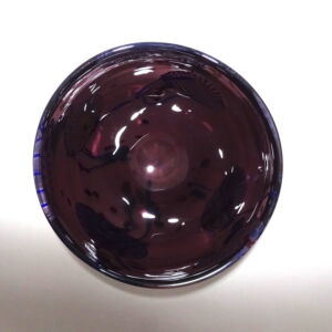 Above Shakspeare Glass Dark Amethyst Flotsam Medium Bowl