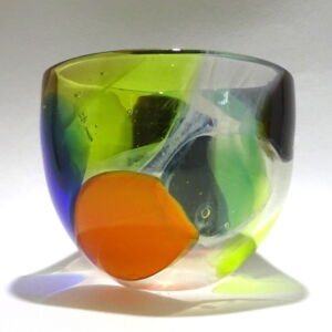 Side Shakspeare Glass Small Nougat Bowl