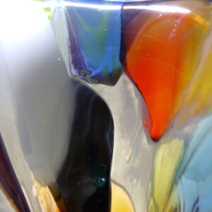 Close Up Shakspeare Glass Medium Nougat Vase