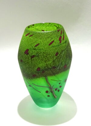 WS67 Shakspeare Glass Medium Hedgerow Cone Vase