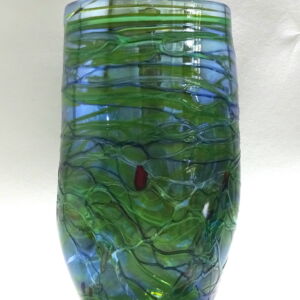 Side Shakspeare Glass Tall Boulder Vase